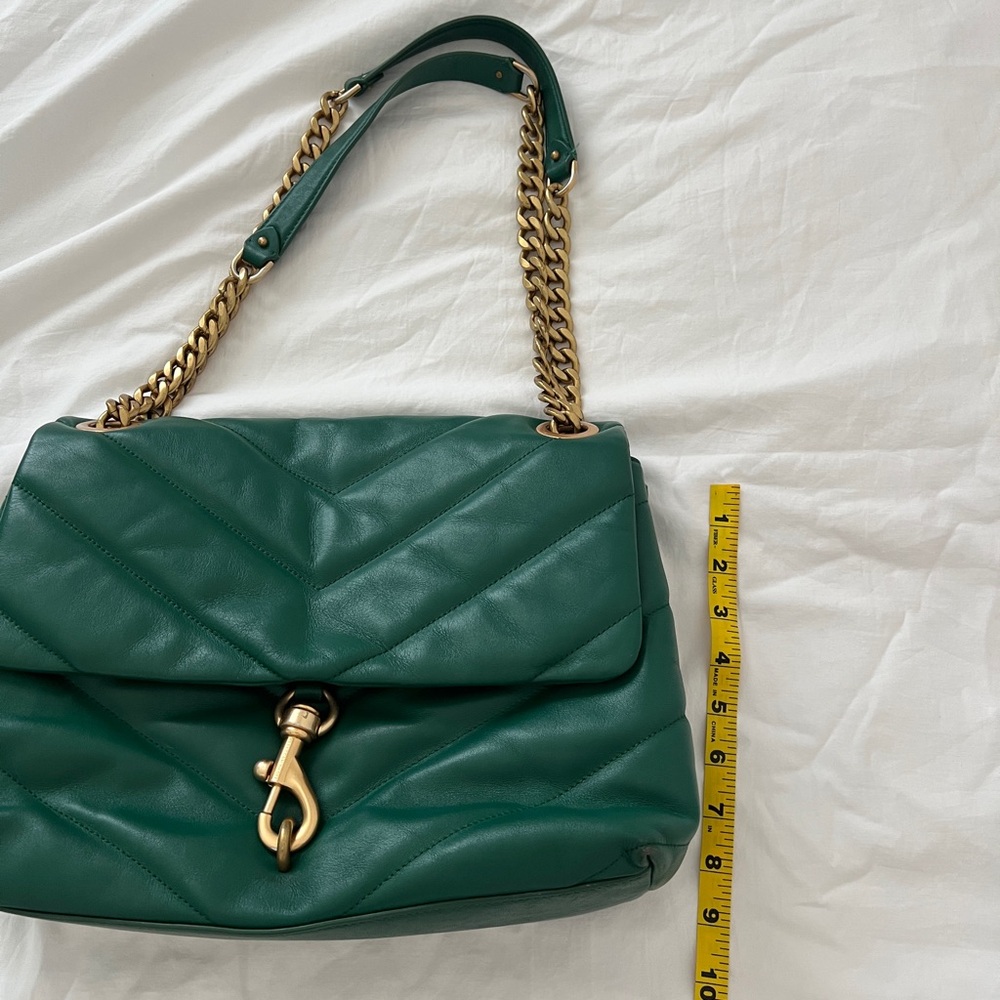 Rebecca Minkoff Edie Quilted Shoulder Bag with Gold‎ Chain - Picture 4 of 10